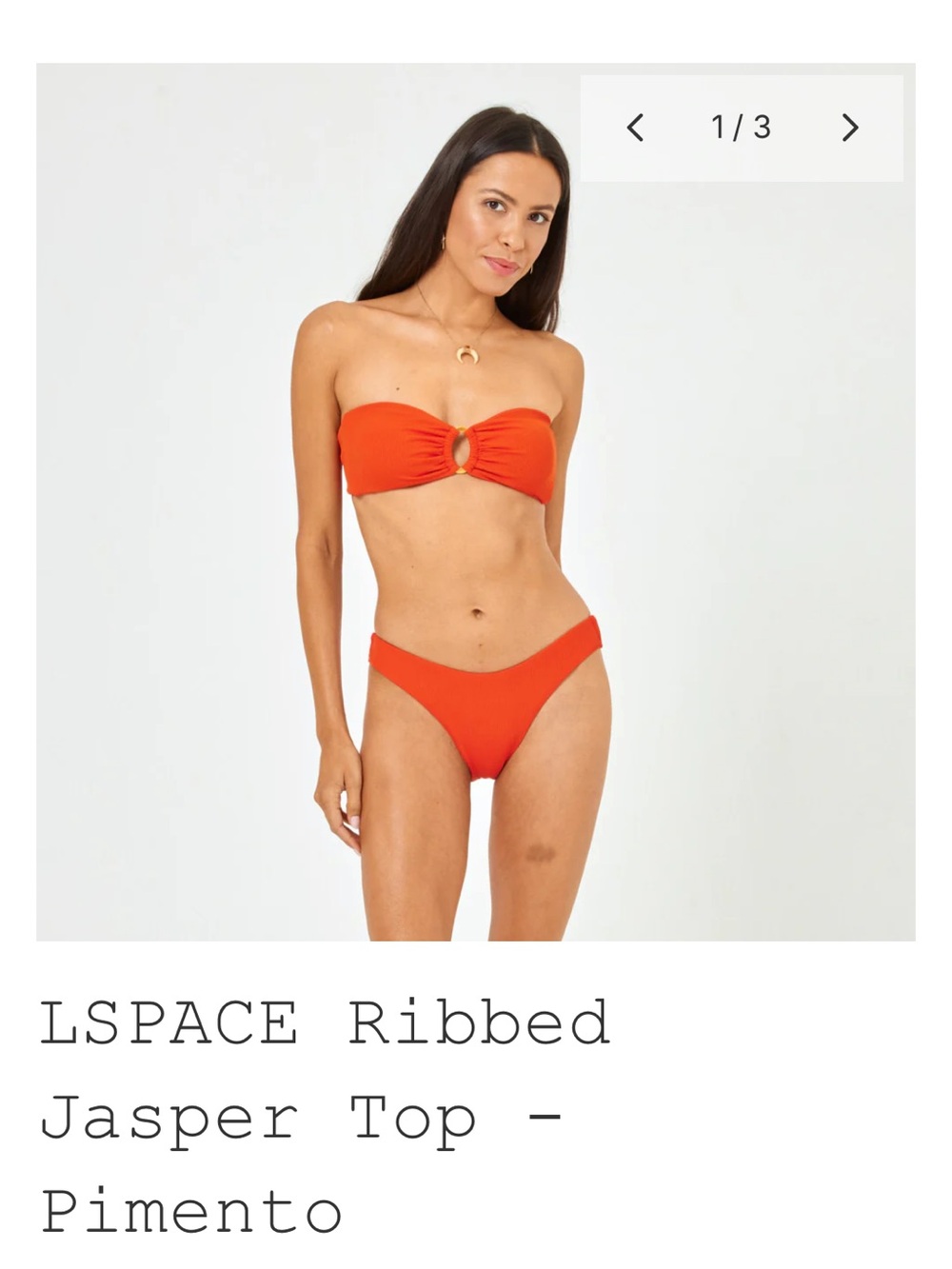 l*space Jasper top in Pimento